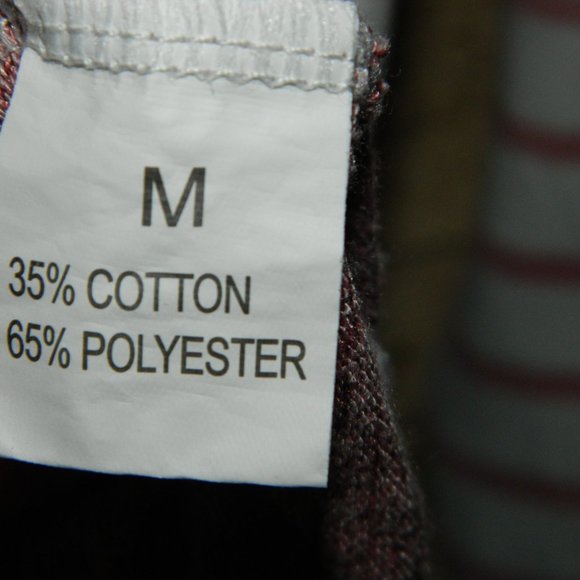 Vemvan | Pink and White Striped Long Sleeve Blouse Size M (DD-14) - Picture 3 of 4